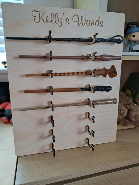 Personalised Wand stand holds 8