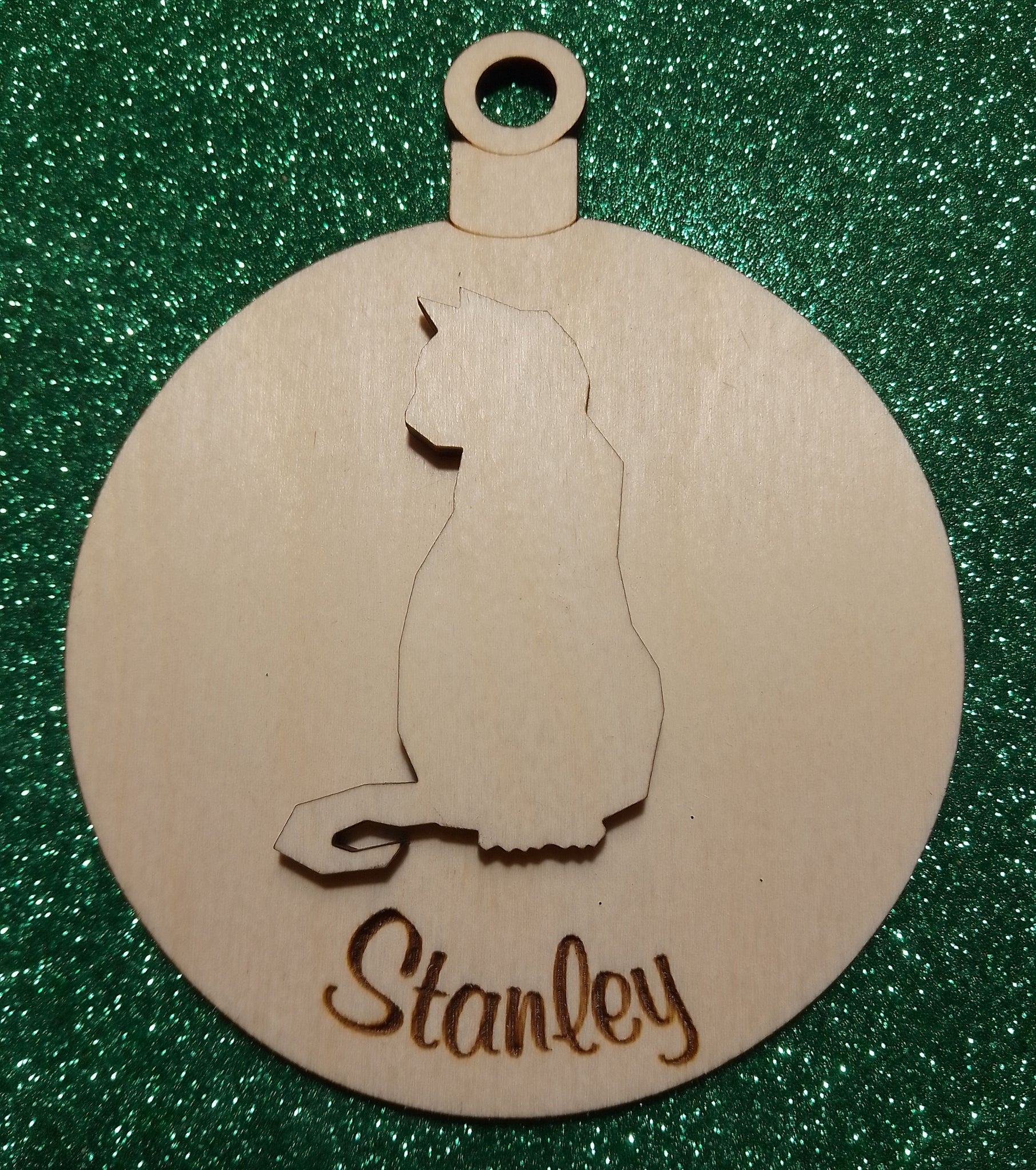 Christmas Personalised Pet Baubles