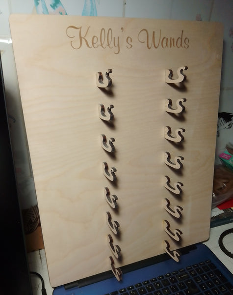 Personalised Wand stand holds 8