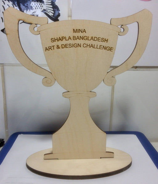Personalised Trophy on Stand
