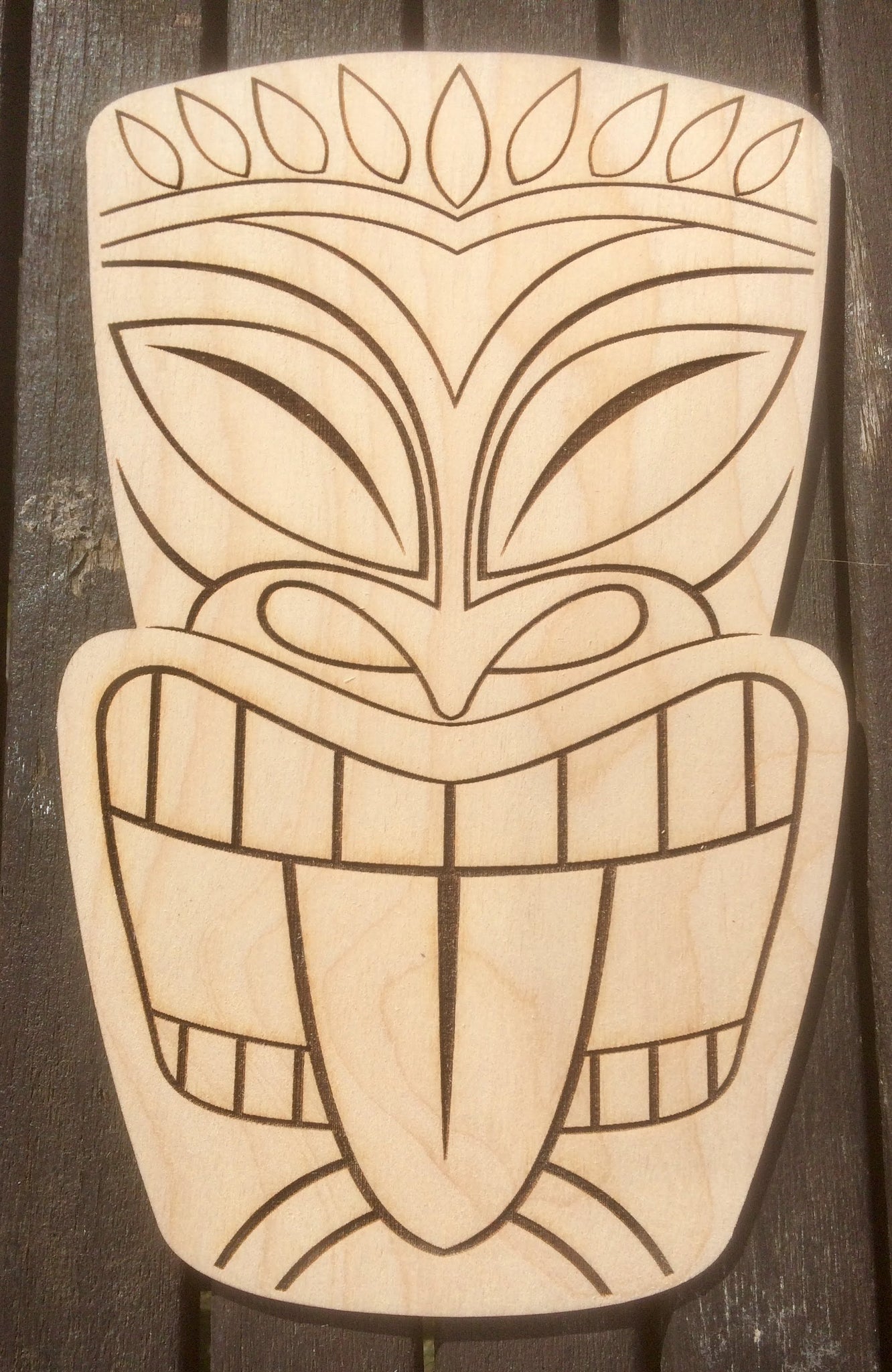 Tikki Head Plaques Various Designs 250mm tall