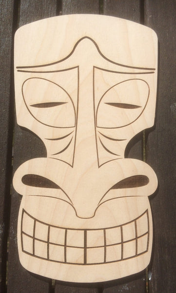 Tikki Head Plaques Various Designs 250mm tall