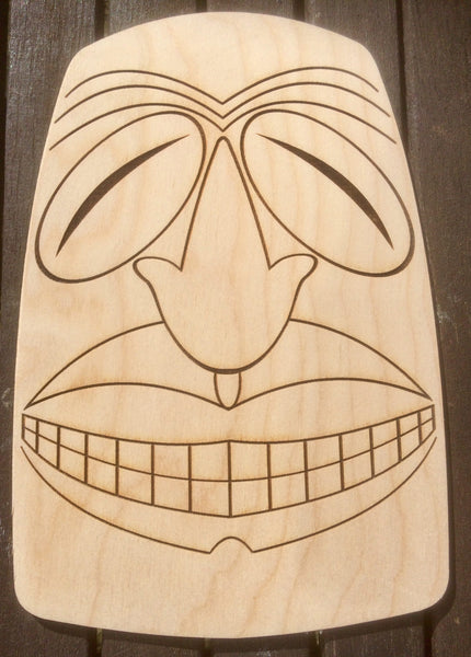 Tikki Head Plaques Various Designs 250mm tall