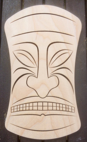 Tikki Head Plaques Various Designs 250mm tall