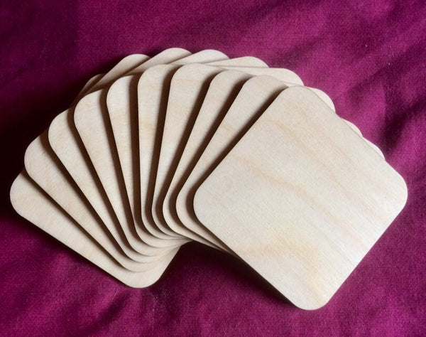 Coasters in Various Shapes
