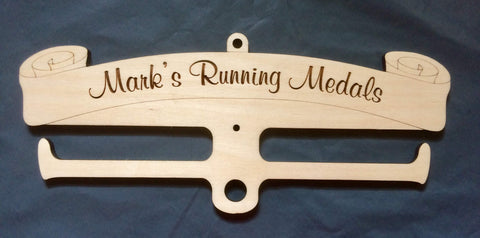  Medal hanger. Personalised with a name plus their sport or dance.